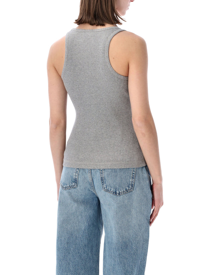 Ganni Organic Cotton Rib Tank Paloma