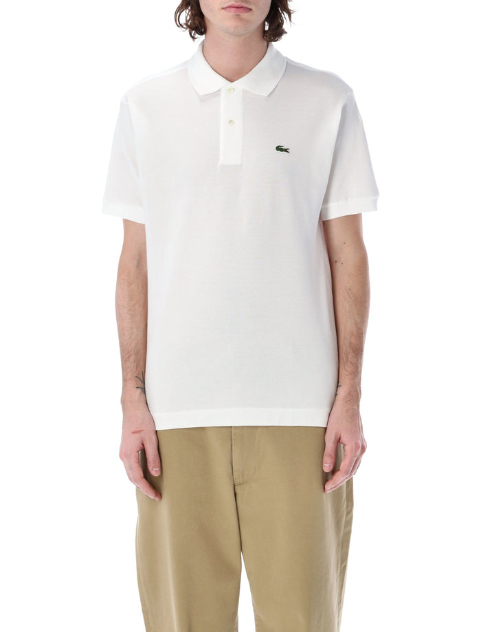 Lacoste Classic Piqué Polo White Cotton Tshirt