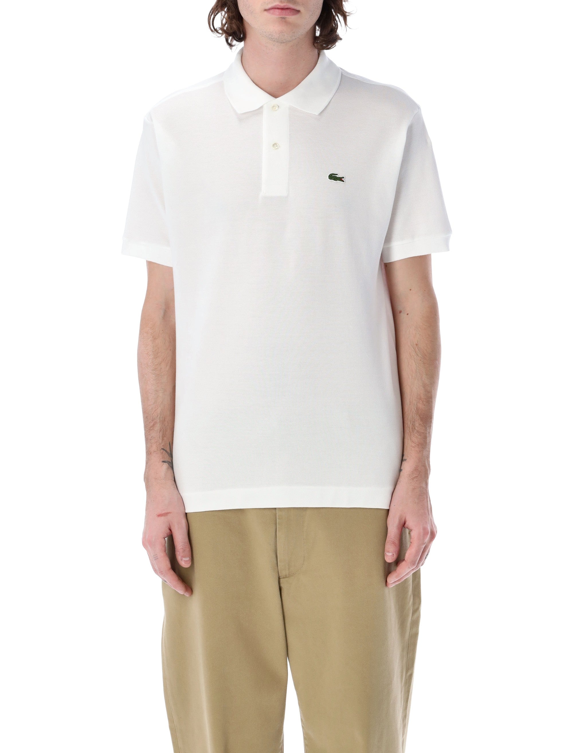 Lacoste classic piqué polo White Cotton Tshirt
