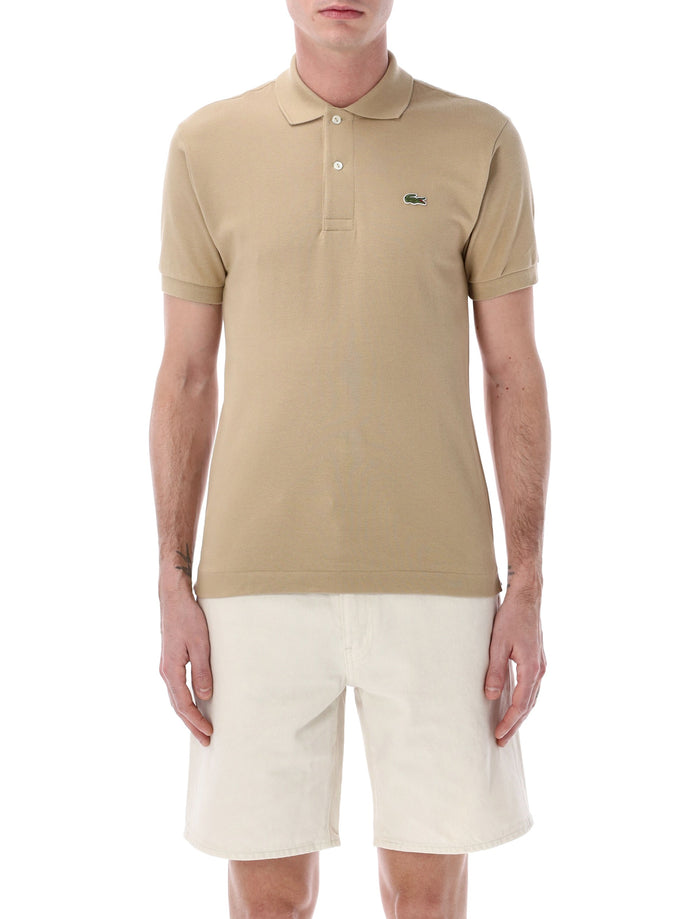 Lacoste Classic Piqué Polo Beige Cotton Tshirt