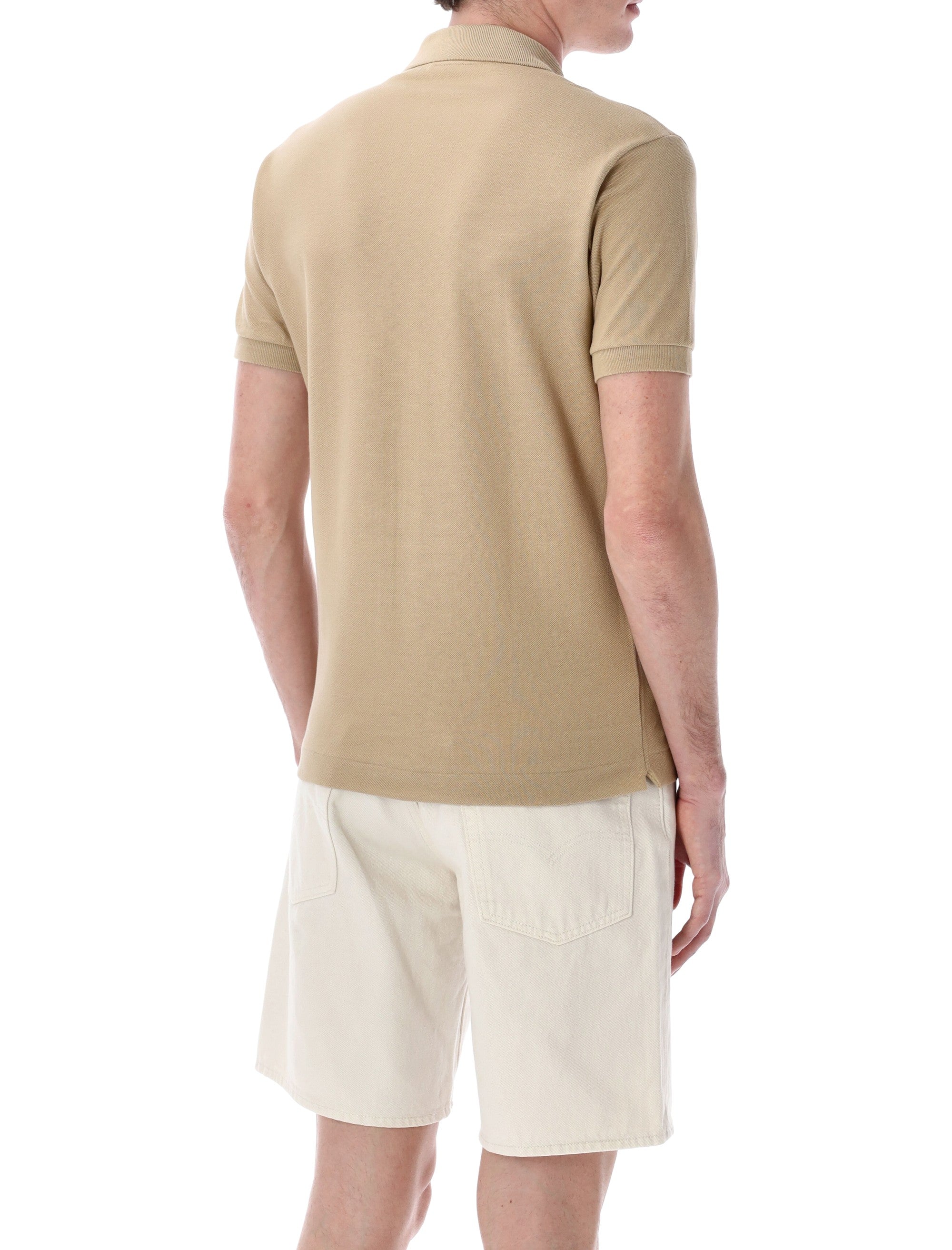 Lacoste classic piqué polo Beige Cotton Tshirt