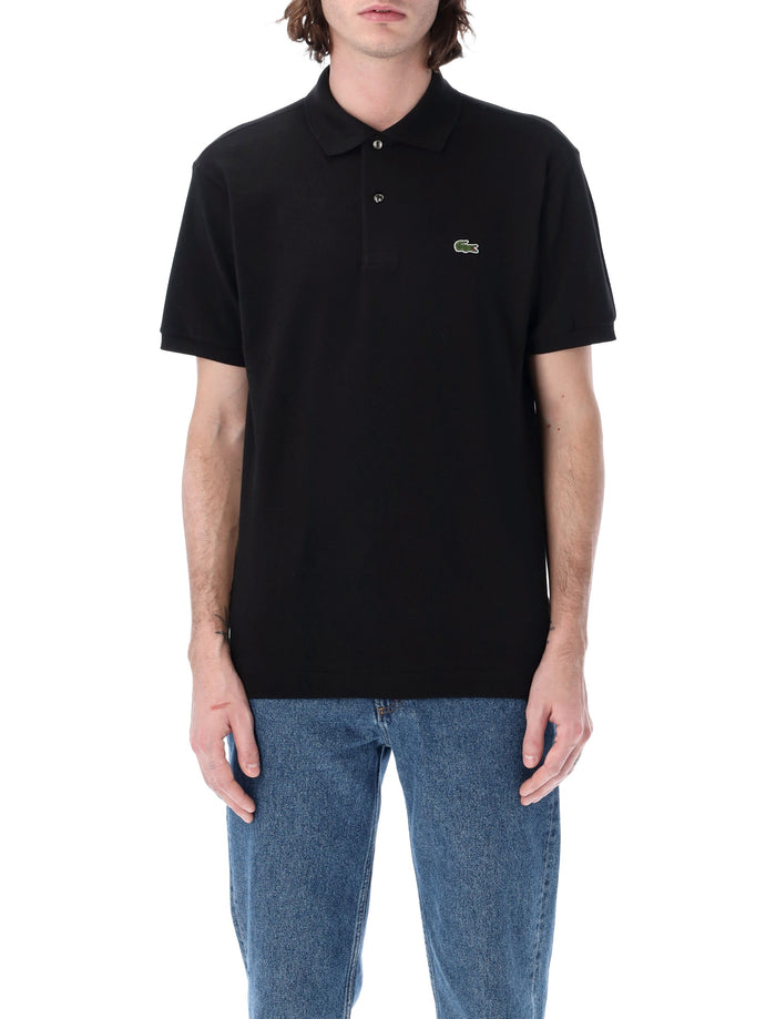 Lacoste Classic Piqué Polo Black Cotton Tshirt