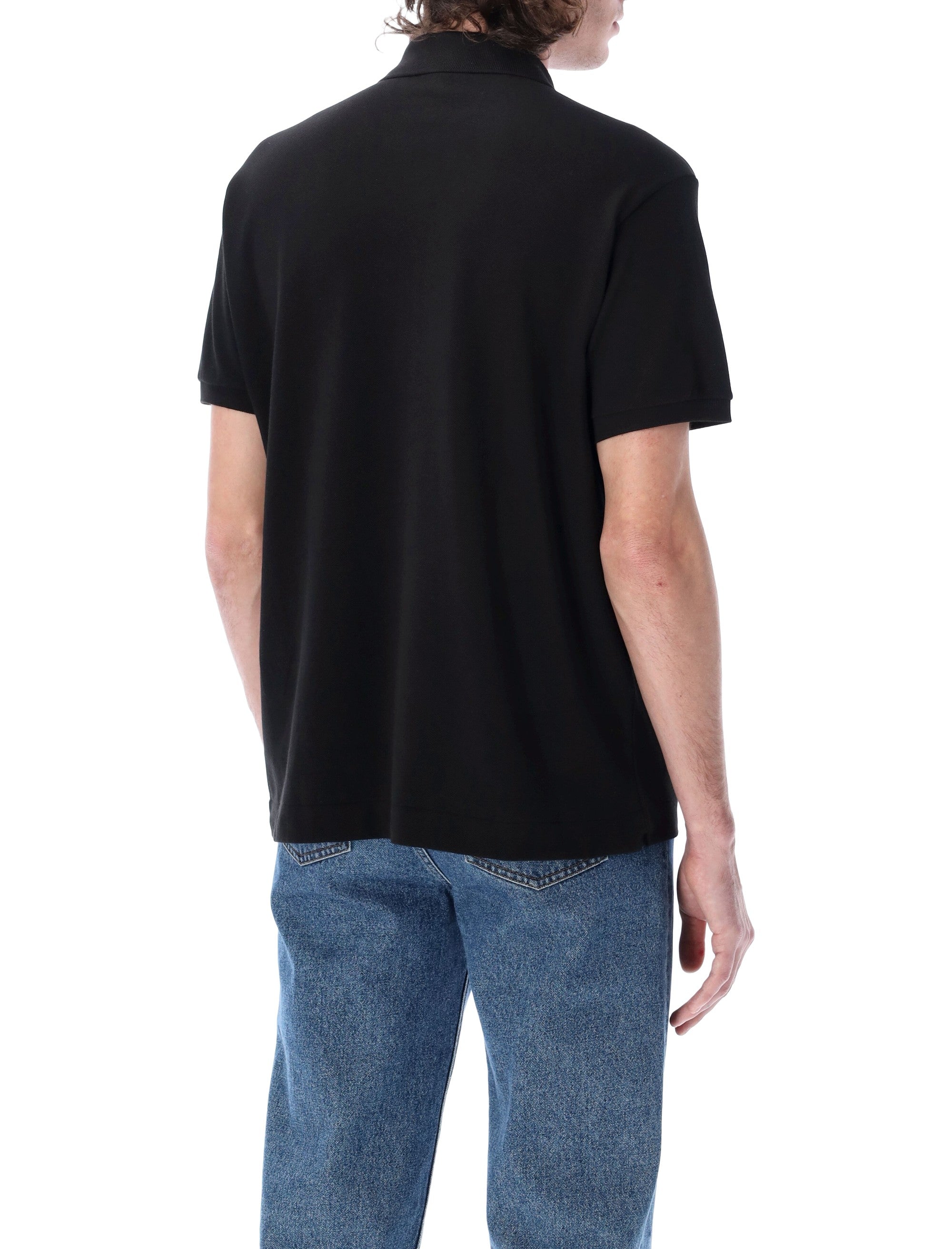 Lacoste classic piqué polo Black Cotton Tshirt