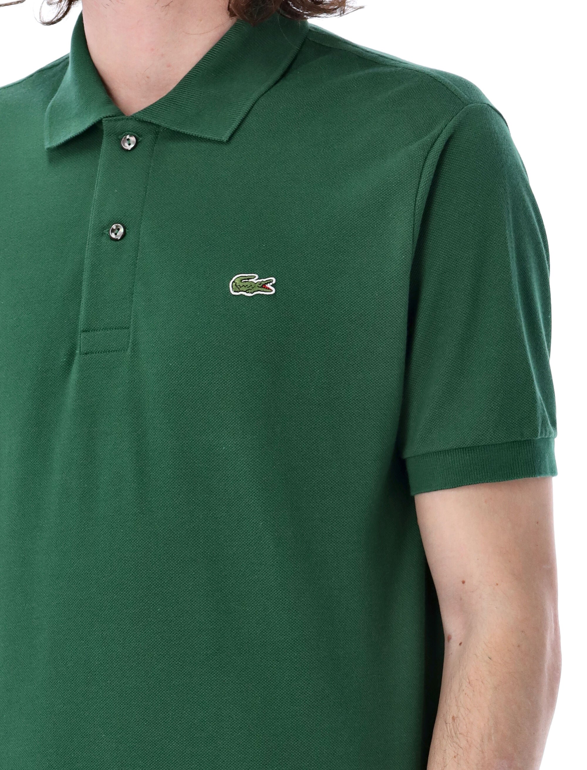 Lacoste classic piqué polo Green Cotton Tshirt