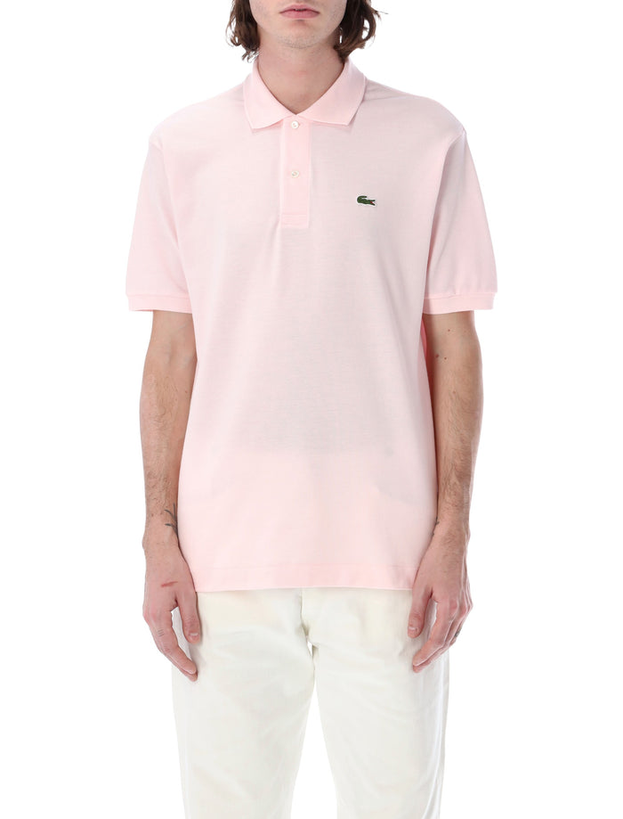 Lacoste Classic Piqué Polo Pink Cotton Tshirt