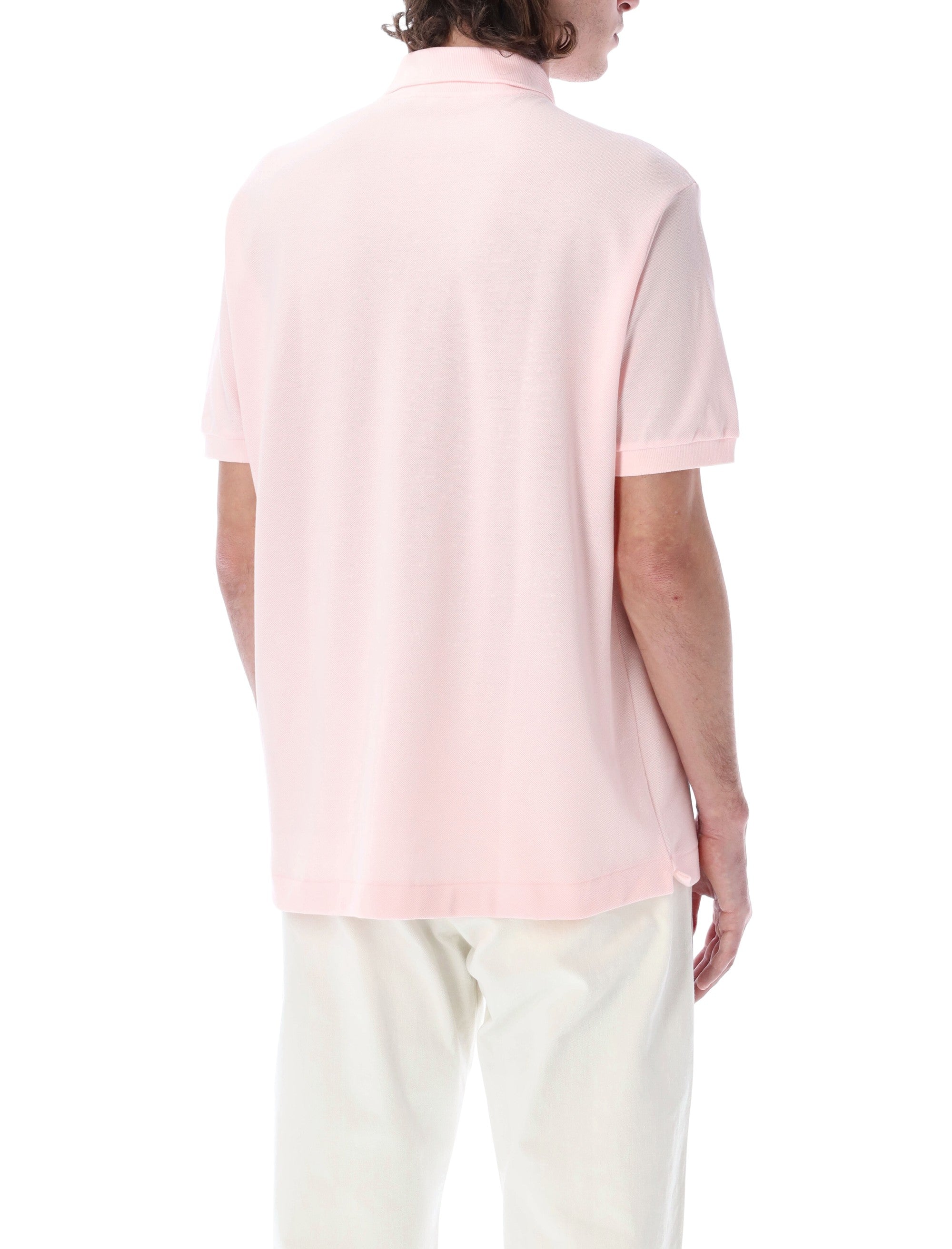 Lacoste classic piqué polo Pink Cotton Tshirt