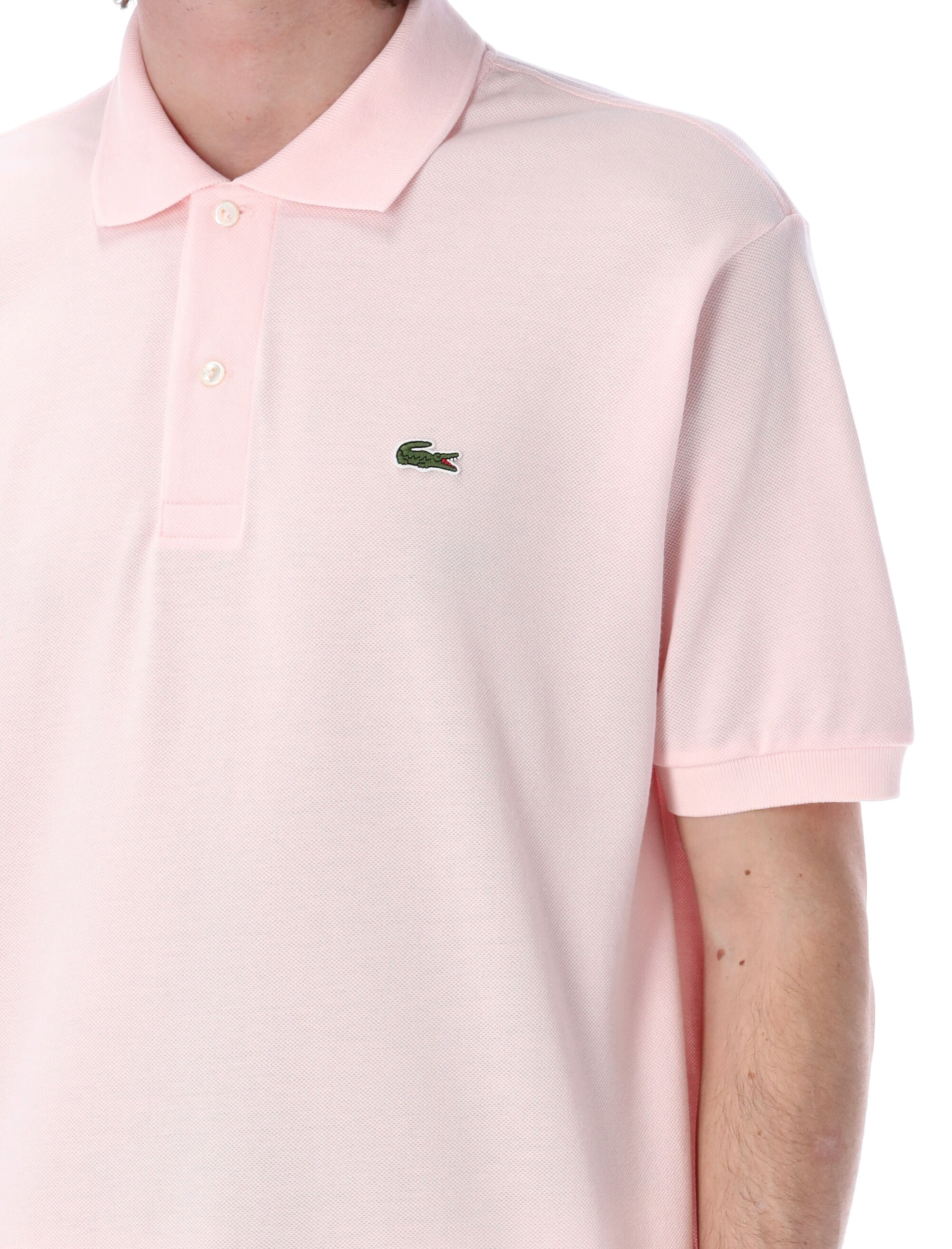Lacoste classic piqué polo Pink Cotton Tshirt