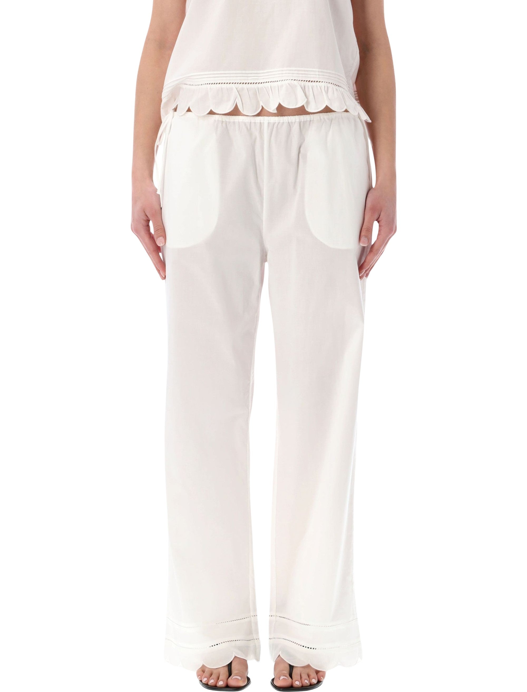 The Garment Kirsten organic cotton pants Cream White