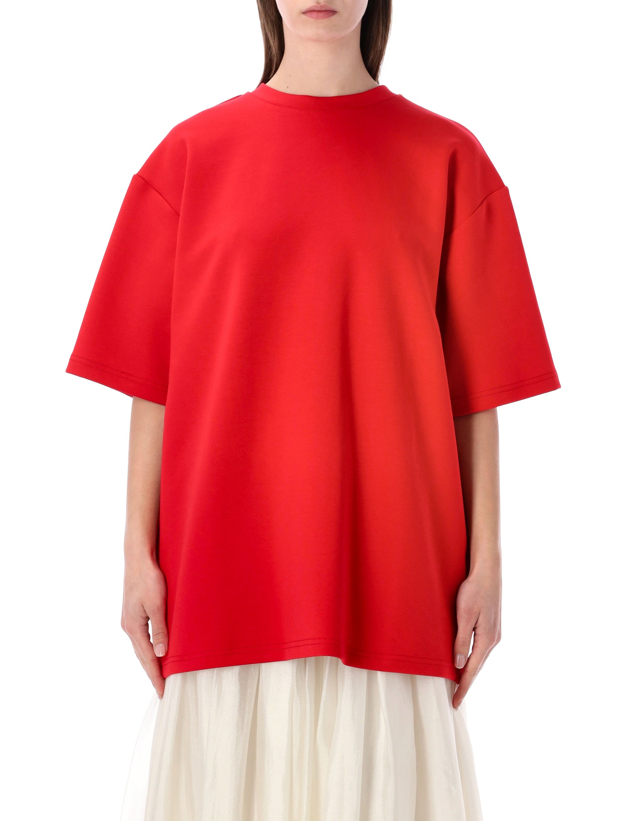 The Garment TG oversized bow back Tee Red Cotton T-shirt