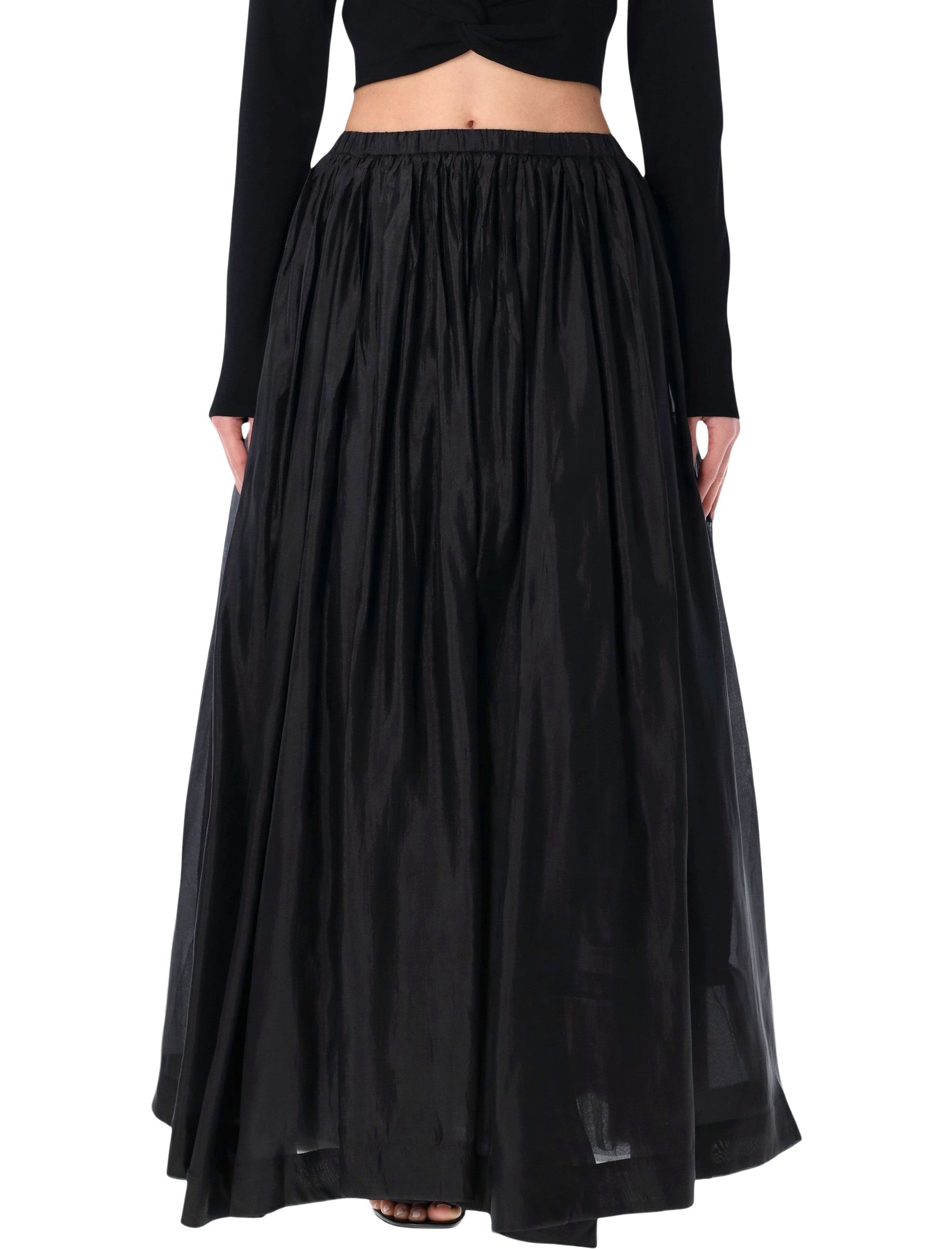 The Garment Gilian tulle volume maxi skirt Black Viscose
