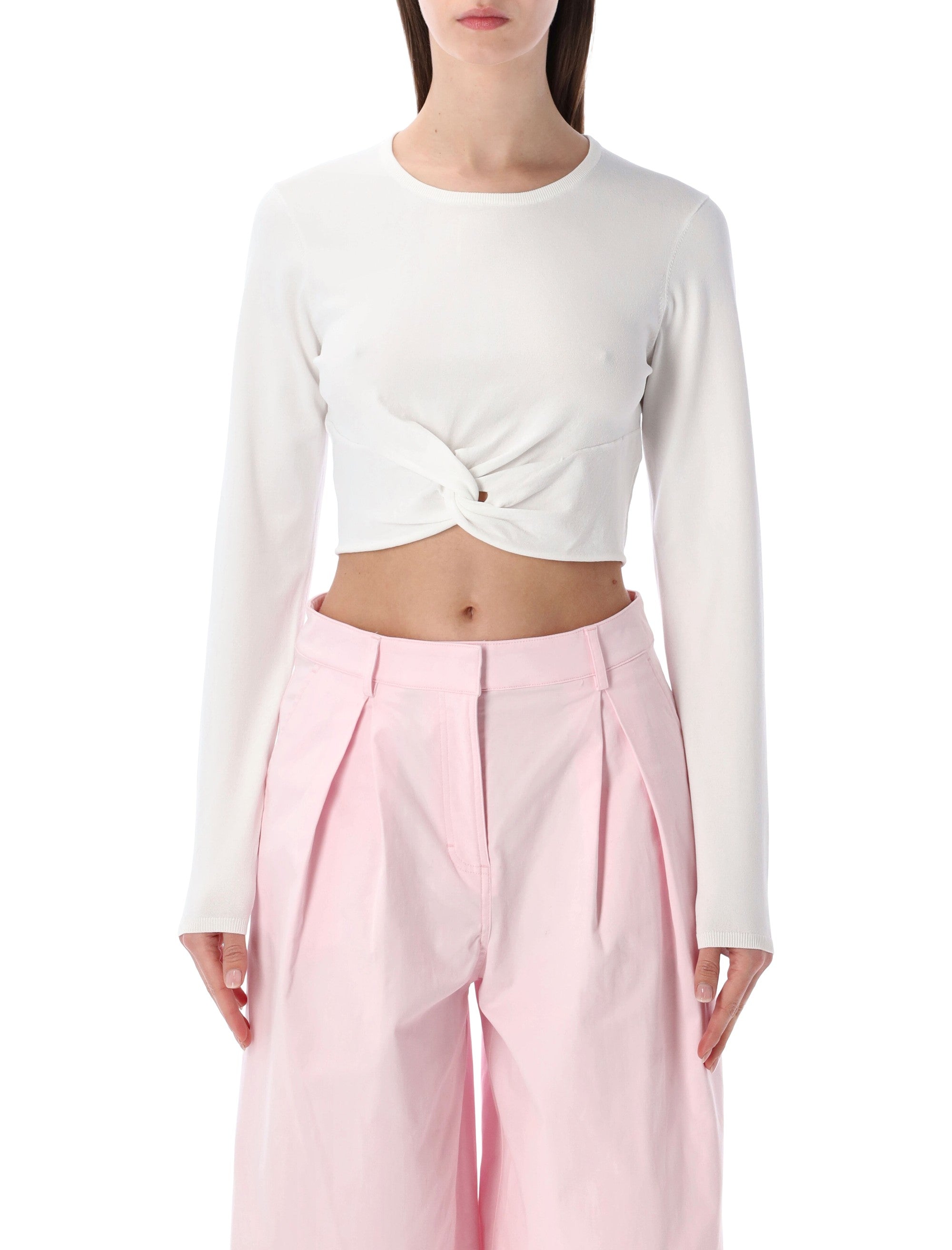 The Garment Madison knotted top White Fsc Viscose