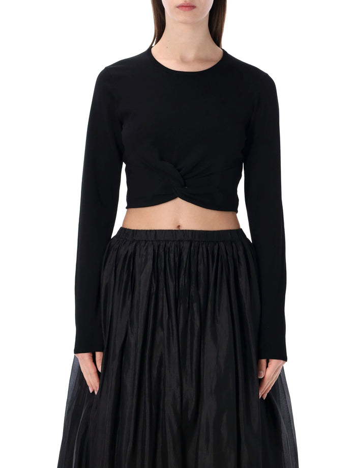 The Garment Madison knotted top Black Fsc Viscose