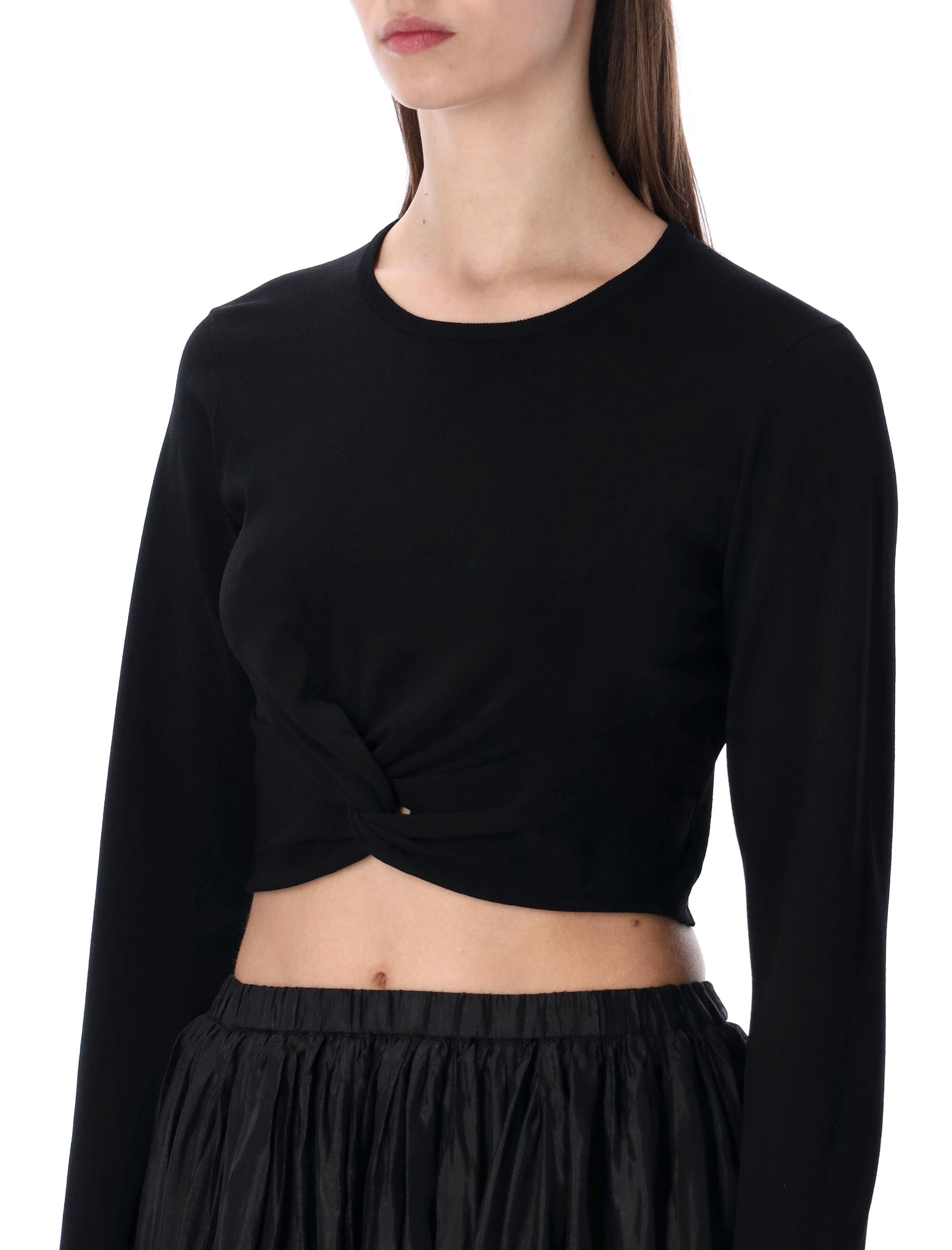 The Garment Madison knotted top Black Fsc Viscose