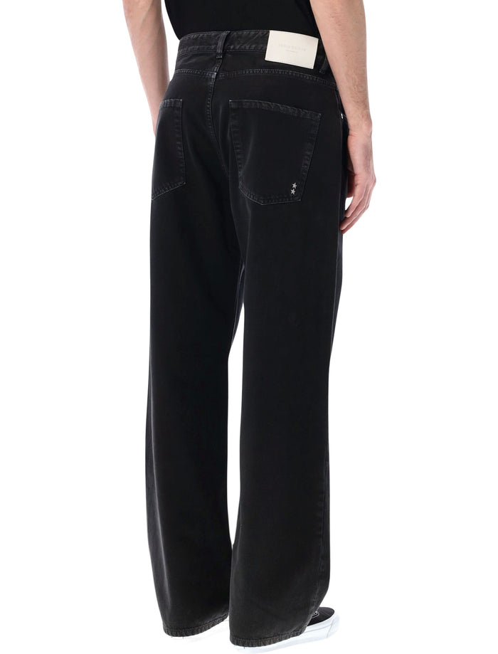 Icon Denim Baggy Jeans Black Cotton