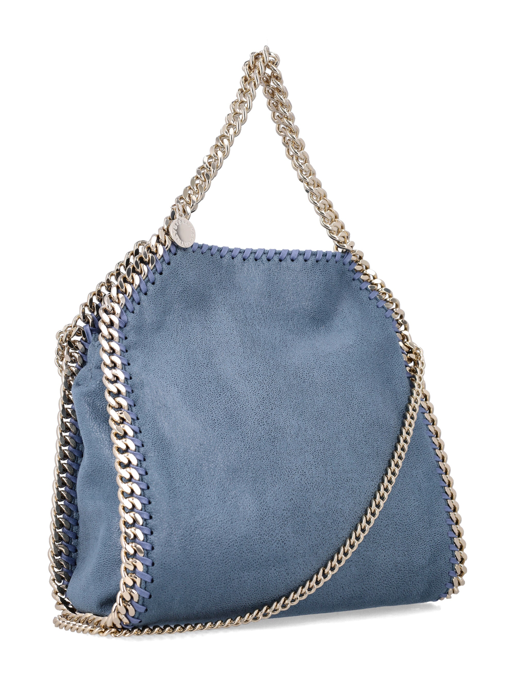 Stella McCartney mini Falabella tote Feder Blue Polyester Shoulder Bag