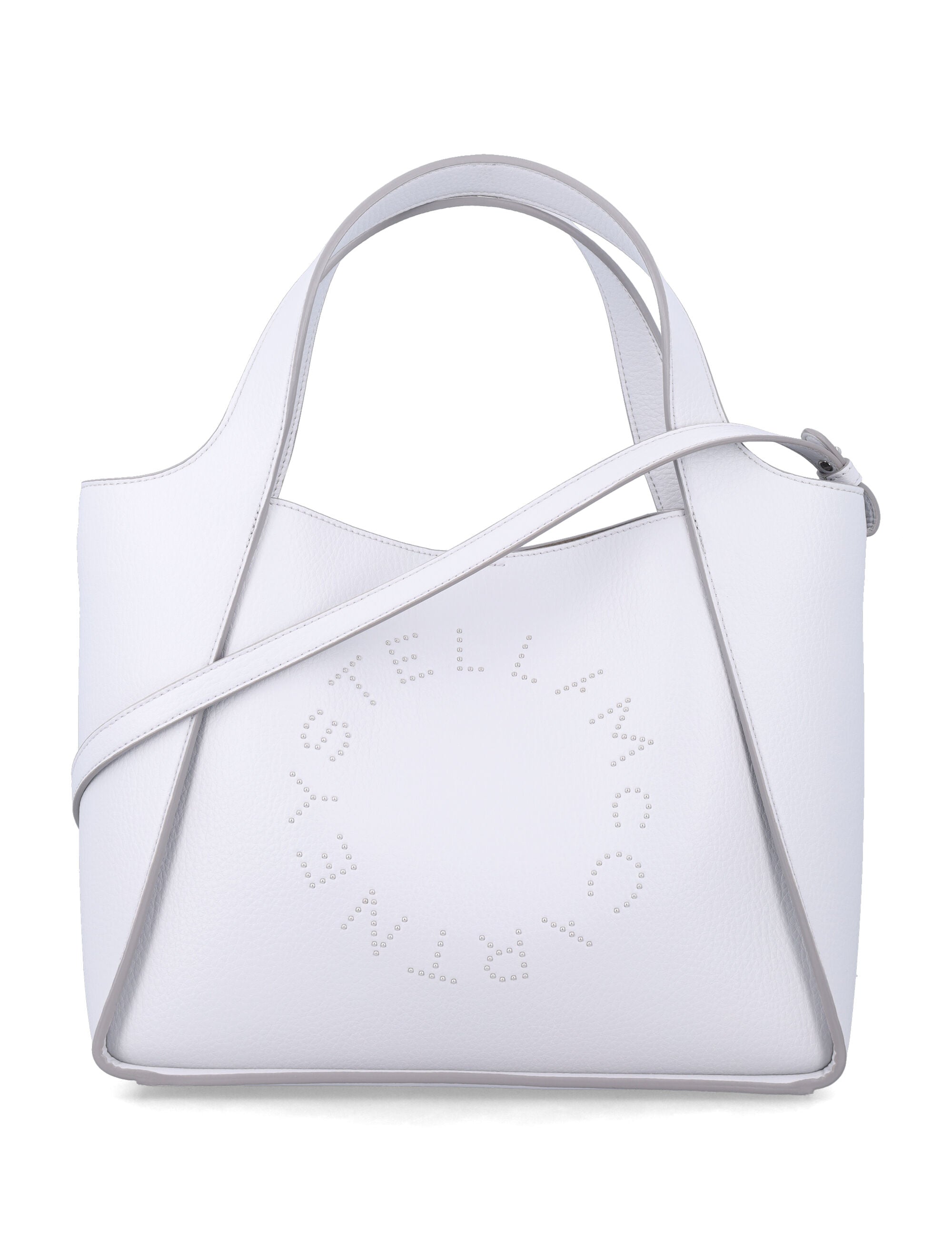 Stella McCartney logo Alter Mat tote bag Pearl Grey Polyamide