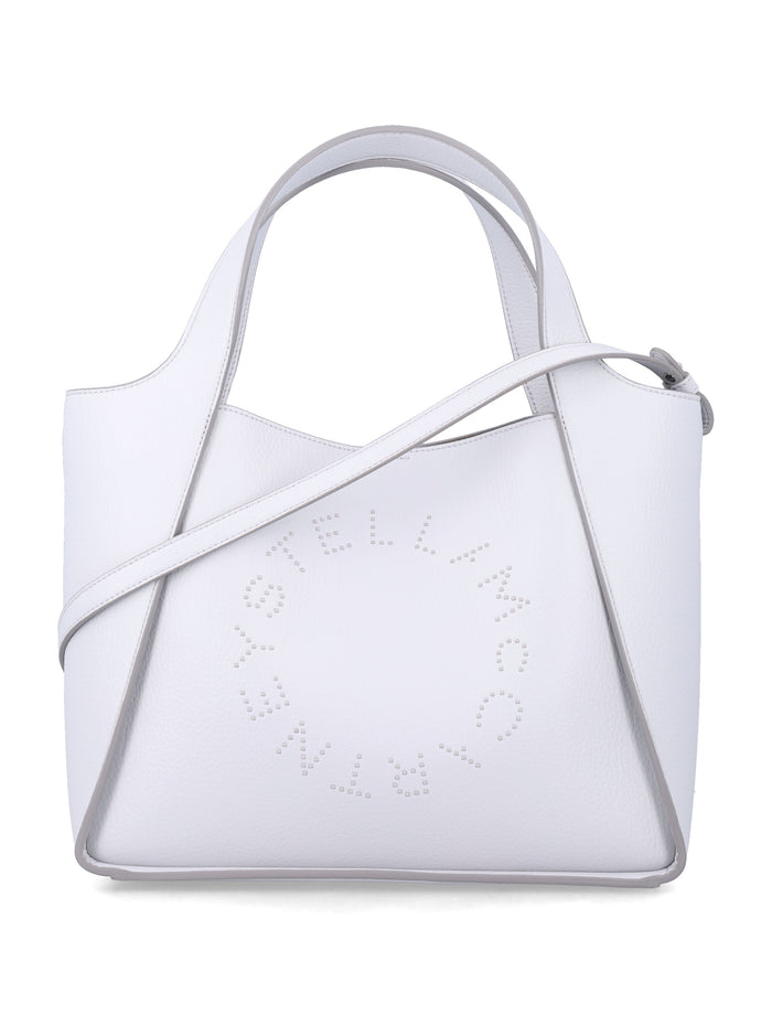 Stella McCartney logo Alter Mat tote bag Pearl Grey Polyamide