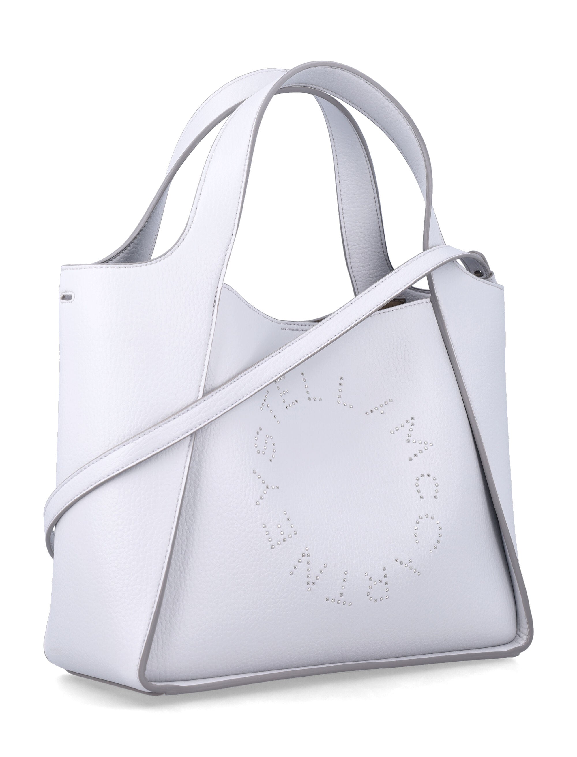 Stella McCartney logo Alter Mat tote bag Pearl Grey Polyamide