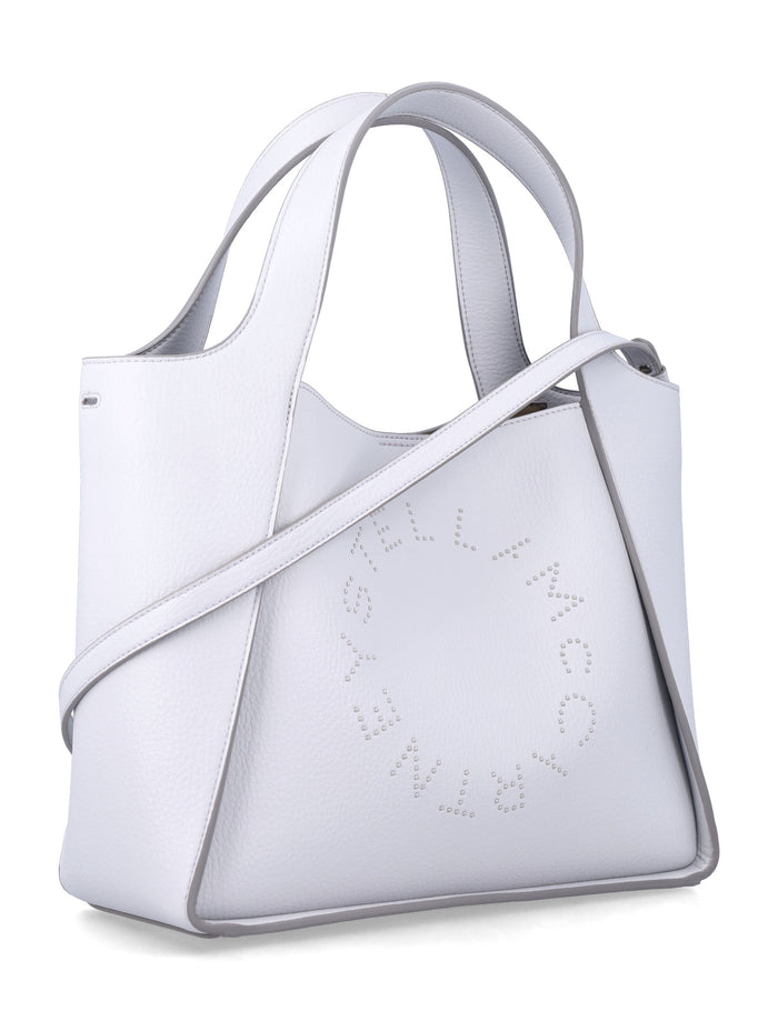 Stella McCartney logo Alter Mat tote bag Pearl Grey Polyamide