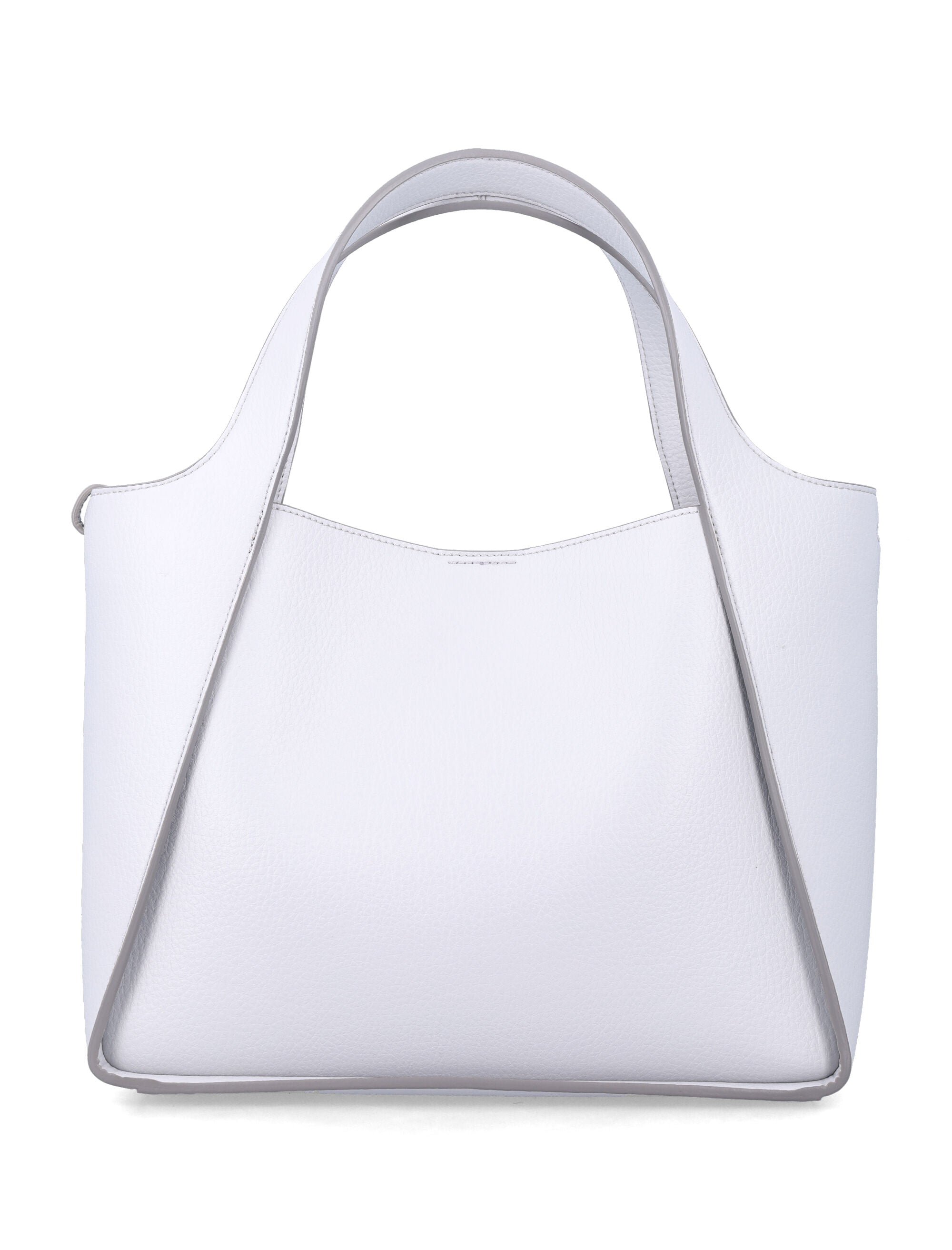 Stella McCartney logo Alter Mat tote bag Pearl Grey Polyamide
