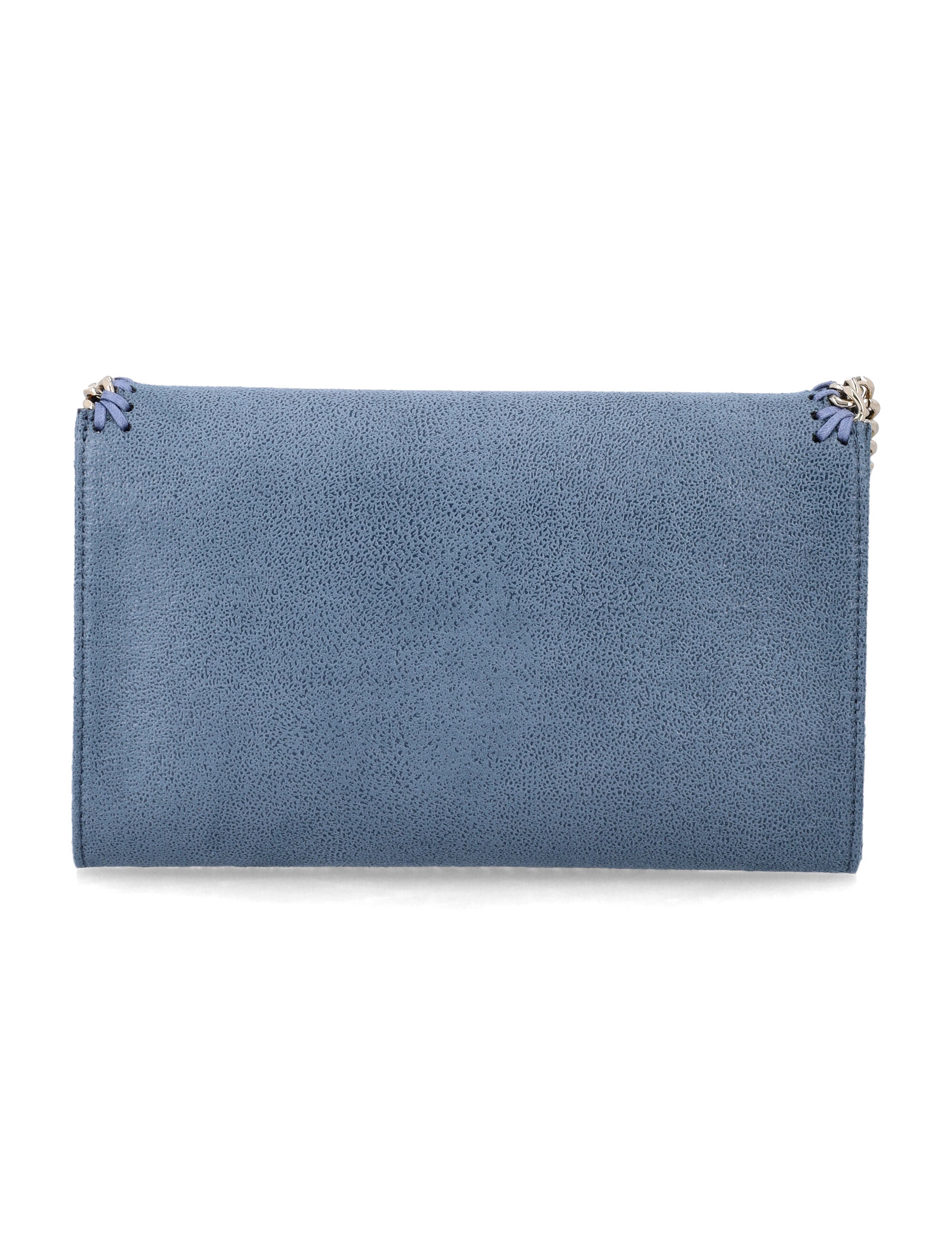 Stella McCartney blue Falabella crossbody wallet Feder Polyester Shoulder Bag
