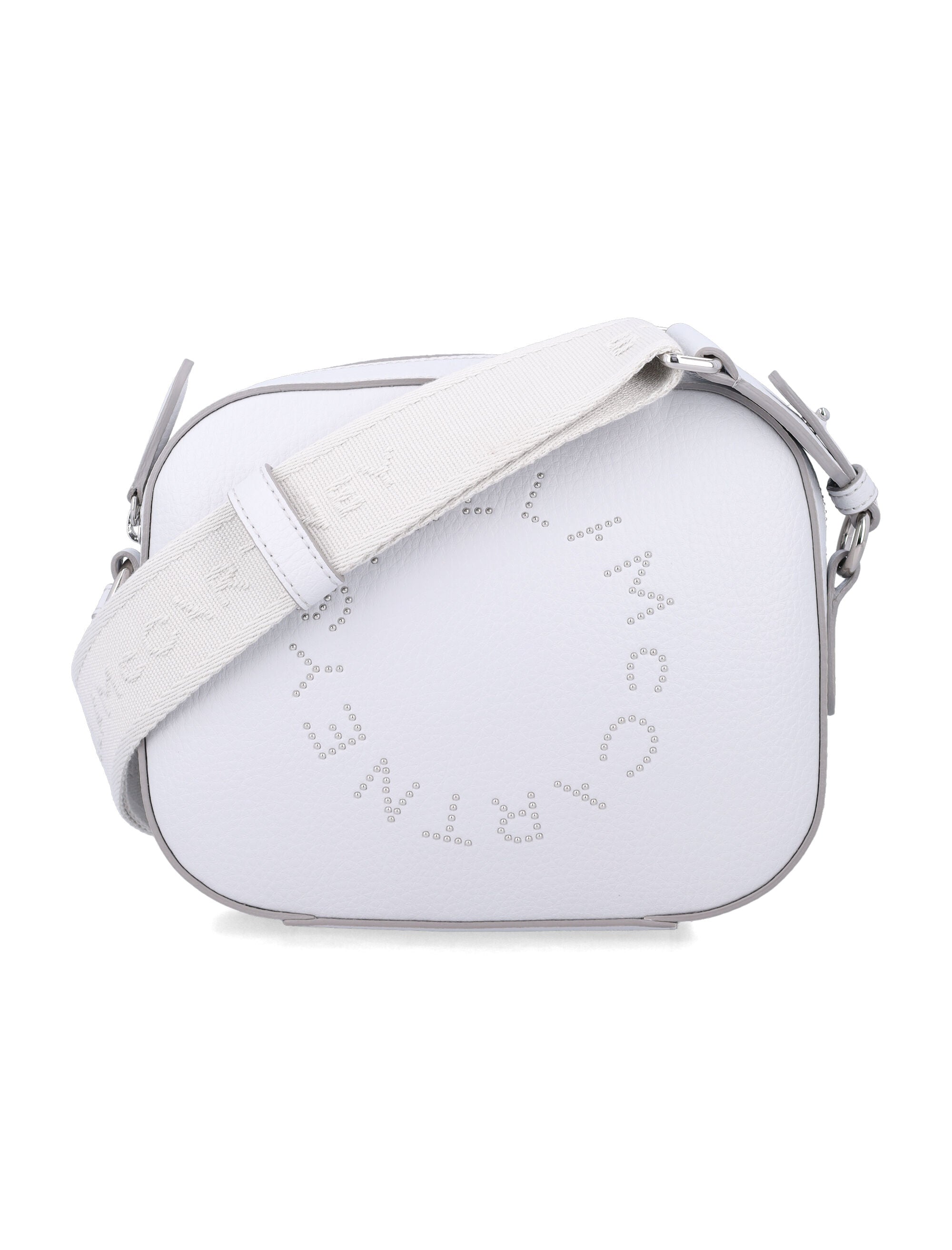 Stella McCartney Camera bag crossbody Pearl Grey Polyamide Shoulder