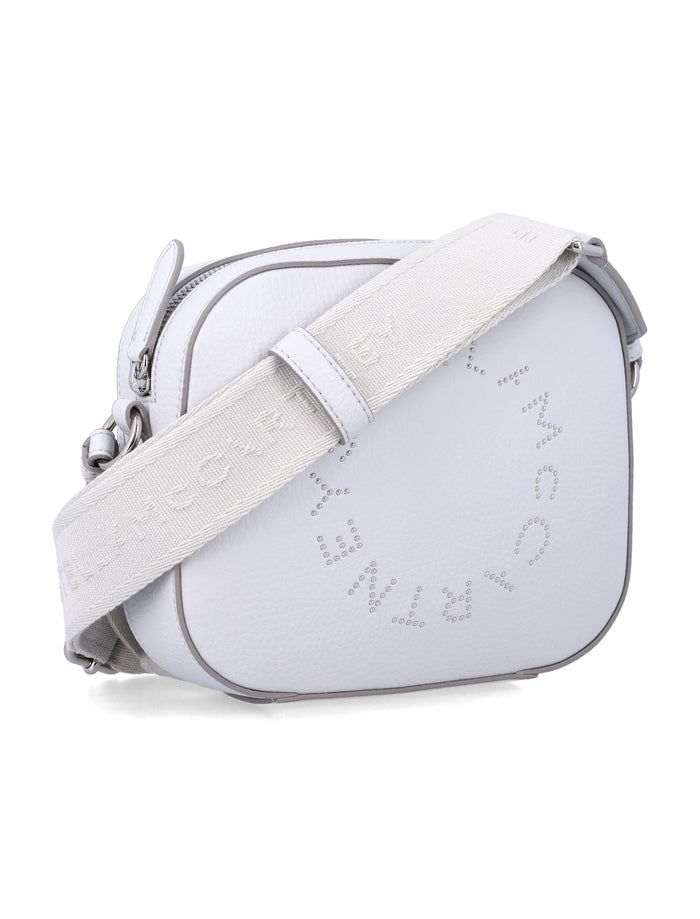 Stella McCartney Camera bag crossbody Pearl Grey Polyamide Shoulder