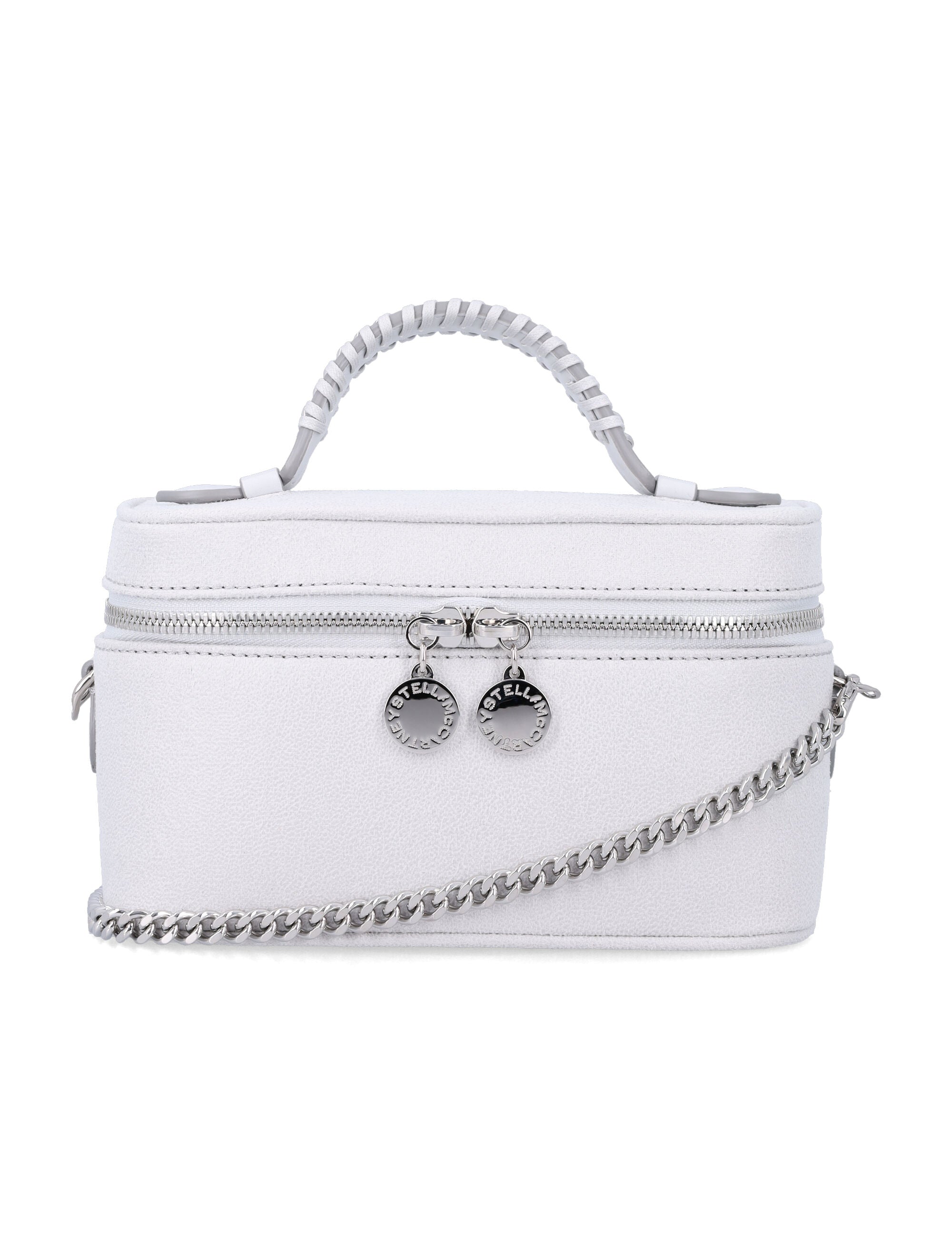 Stella McCartney Falabella Vanity case Pearl Grey Polyester Shoulder Bag
