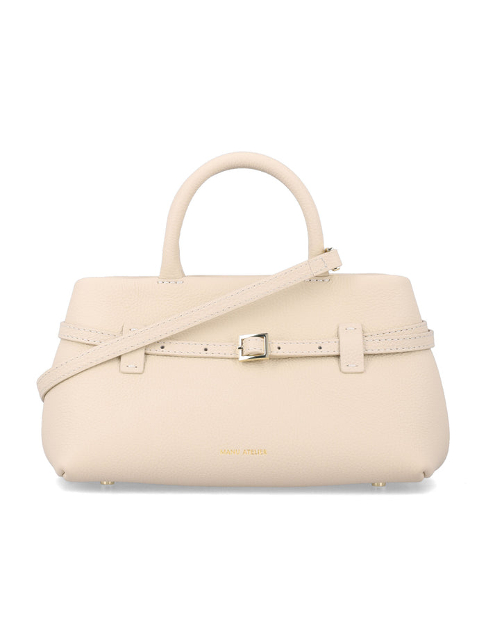 Manu Atelier Le Cambon 25 Vanilla Leather Bag Calf Shoulder