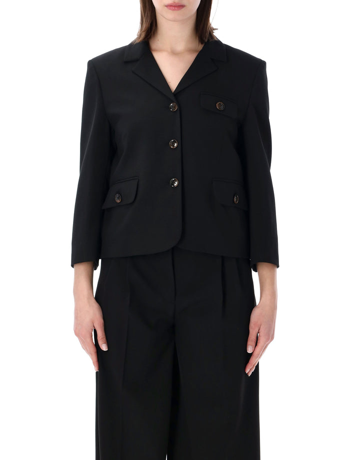 The Garment Pisano Fitted Blazer Black Polyester