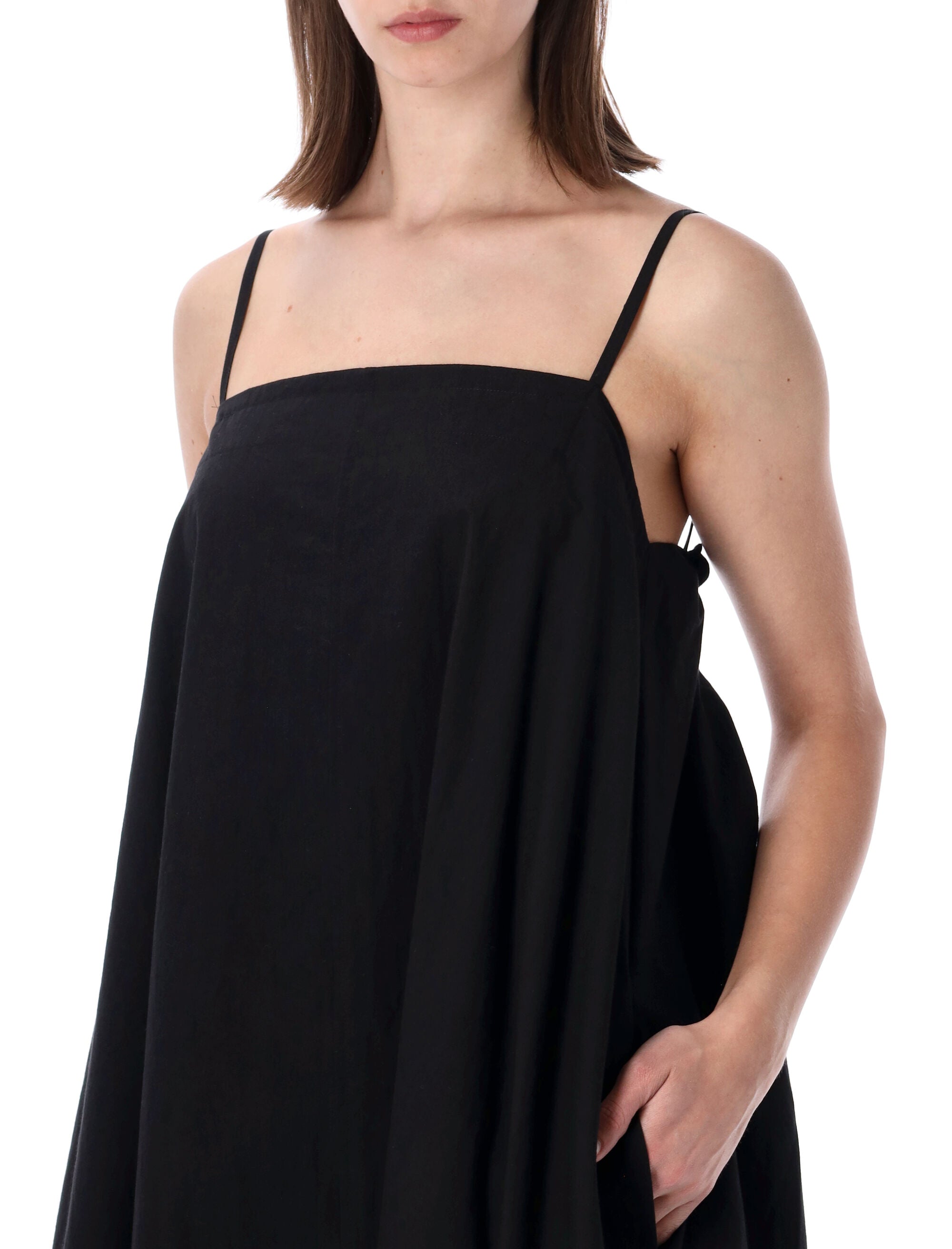 Studio Nicholson Achille Dress Black Cotton
