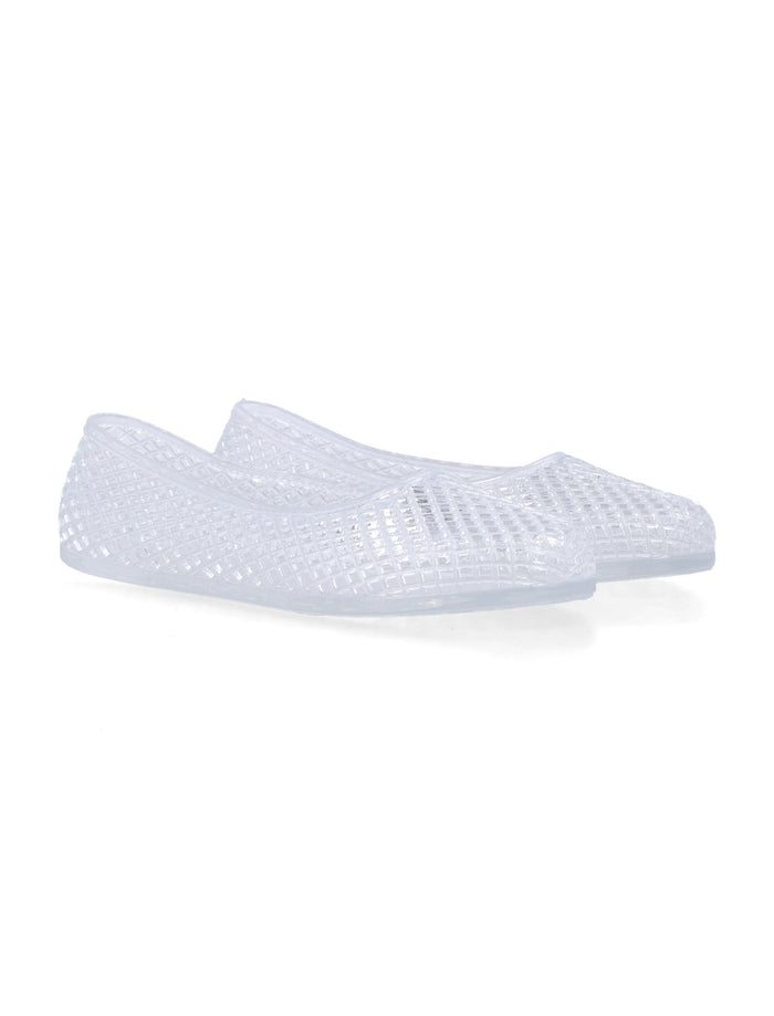 Ancient Greek Iro Ballerina Clear Pvc Flat Shoes