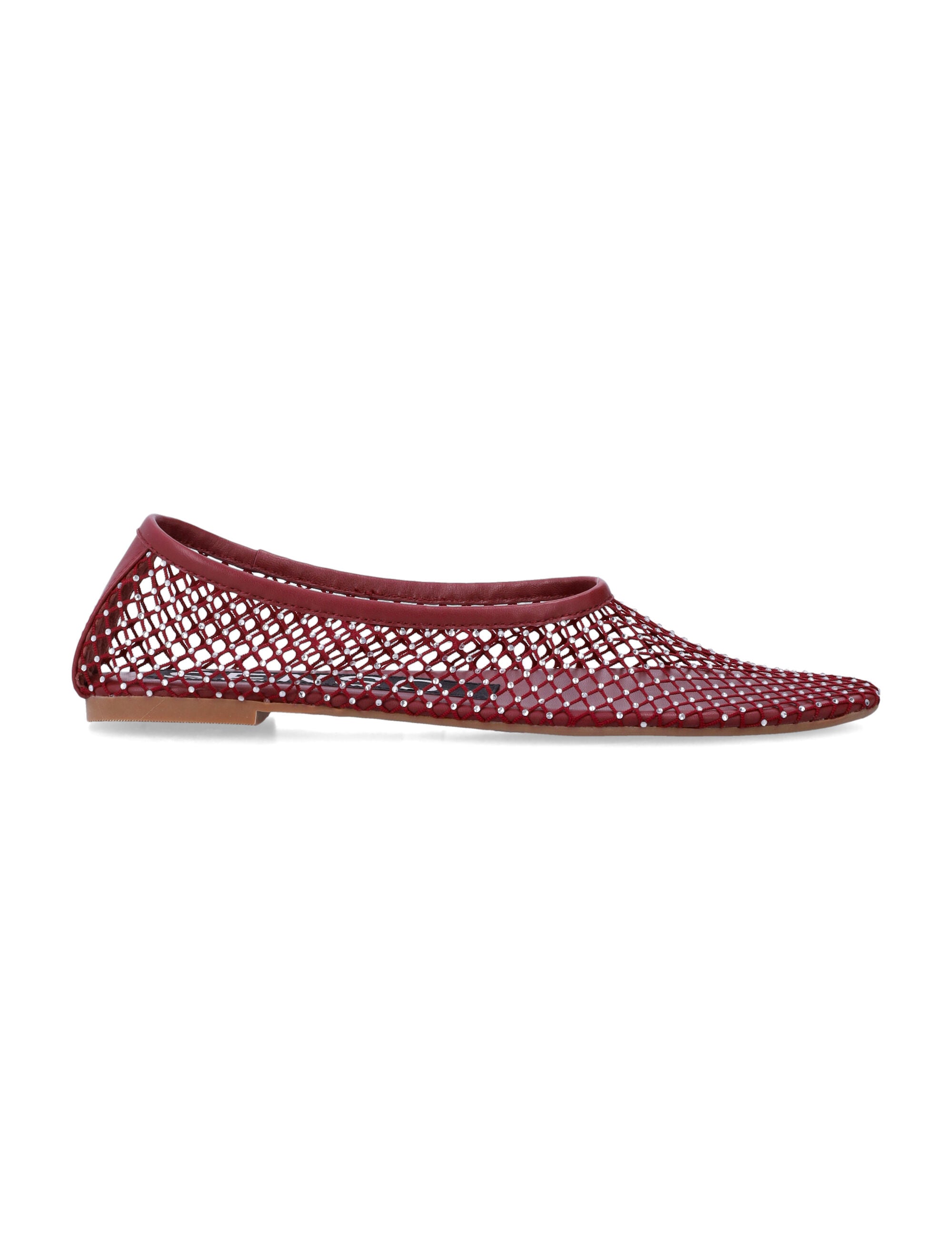 Senso Clarissa Crystal Ballet Flats Merlot Upper Flat Shoes