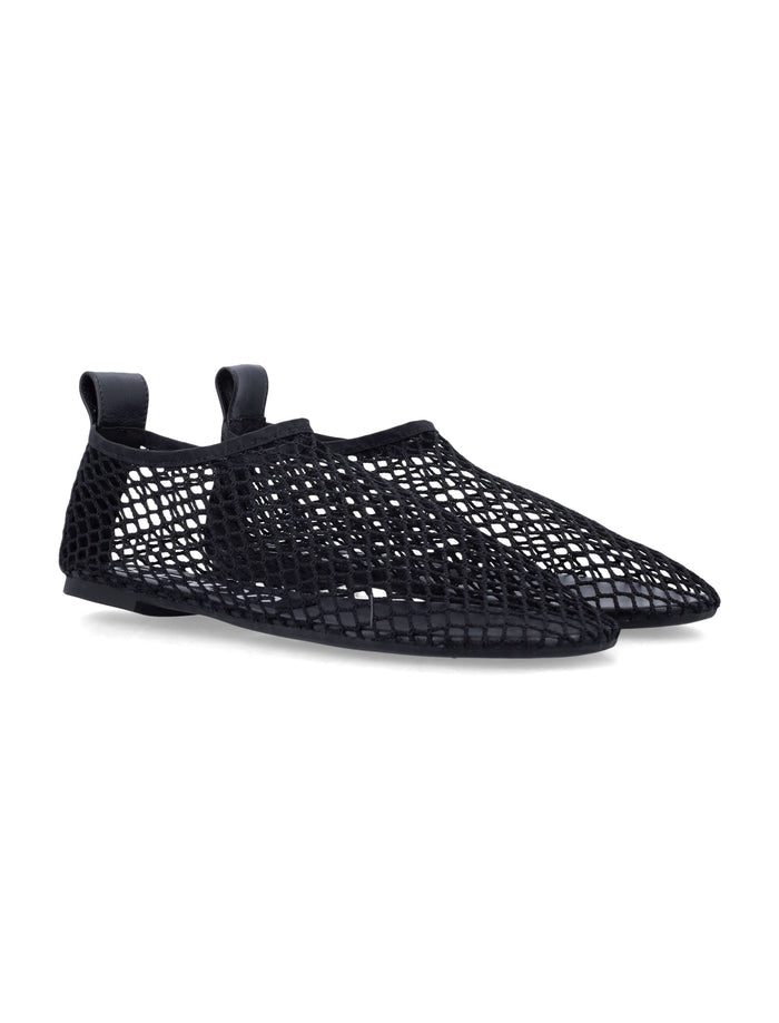 Senso Cordelia Net Ballet Flats Black Upper Flat Shoes