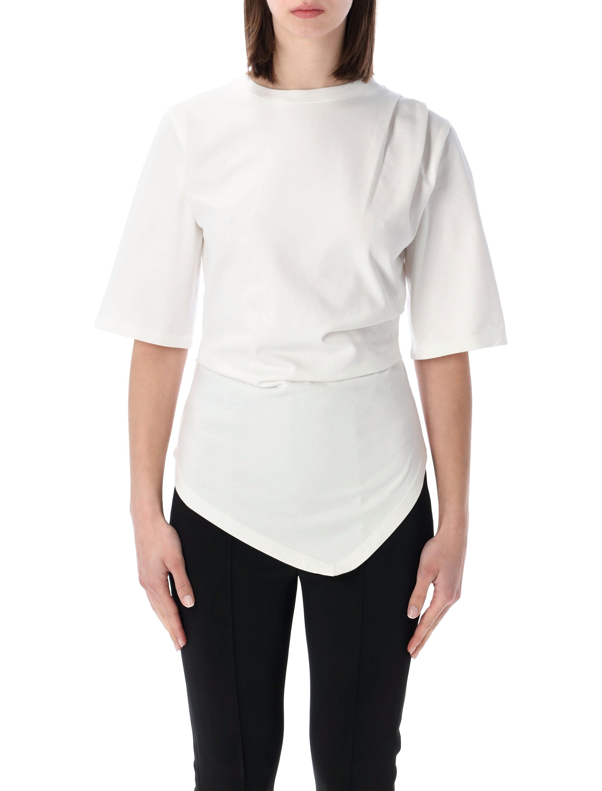 Róhe Twisted Organic Cotton T-Shirt White