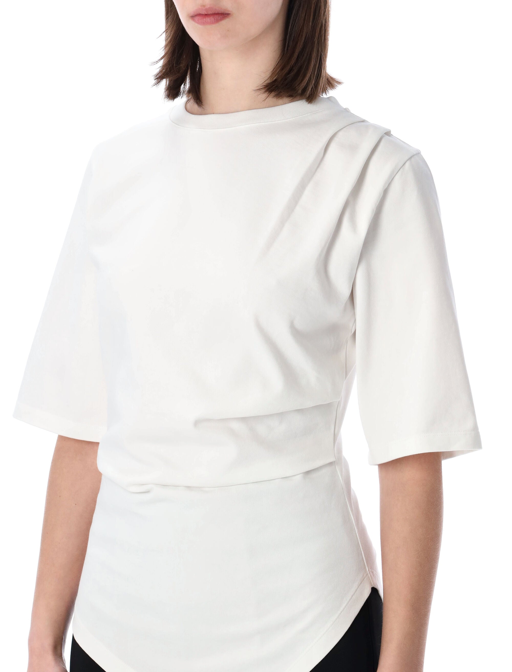 Róhe Twisted Organic Cotton T-Shirt White