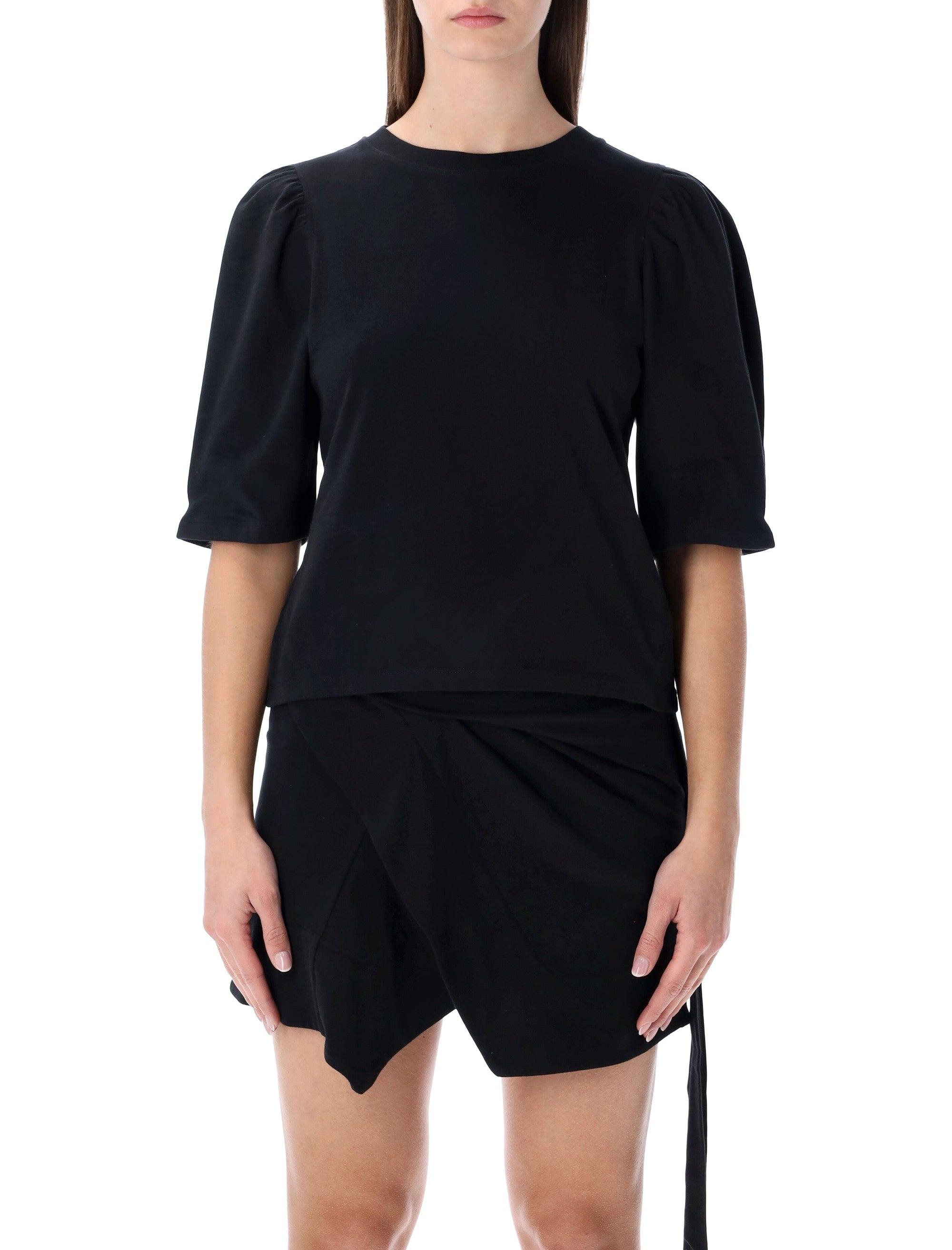 Isabel Marant Maeliss organic cotton t-shirt Black
