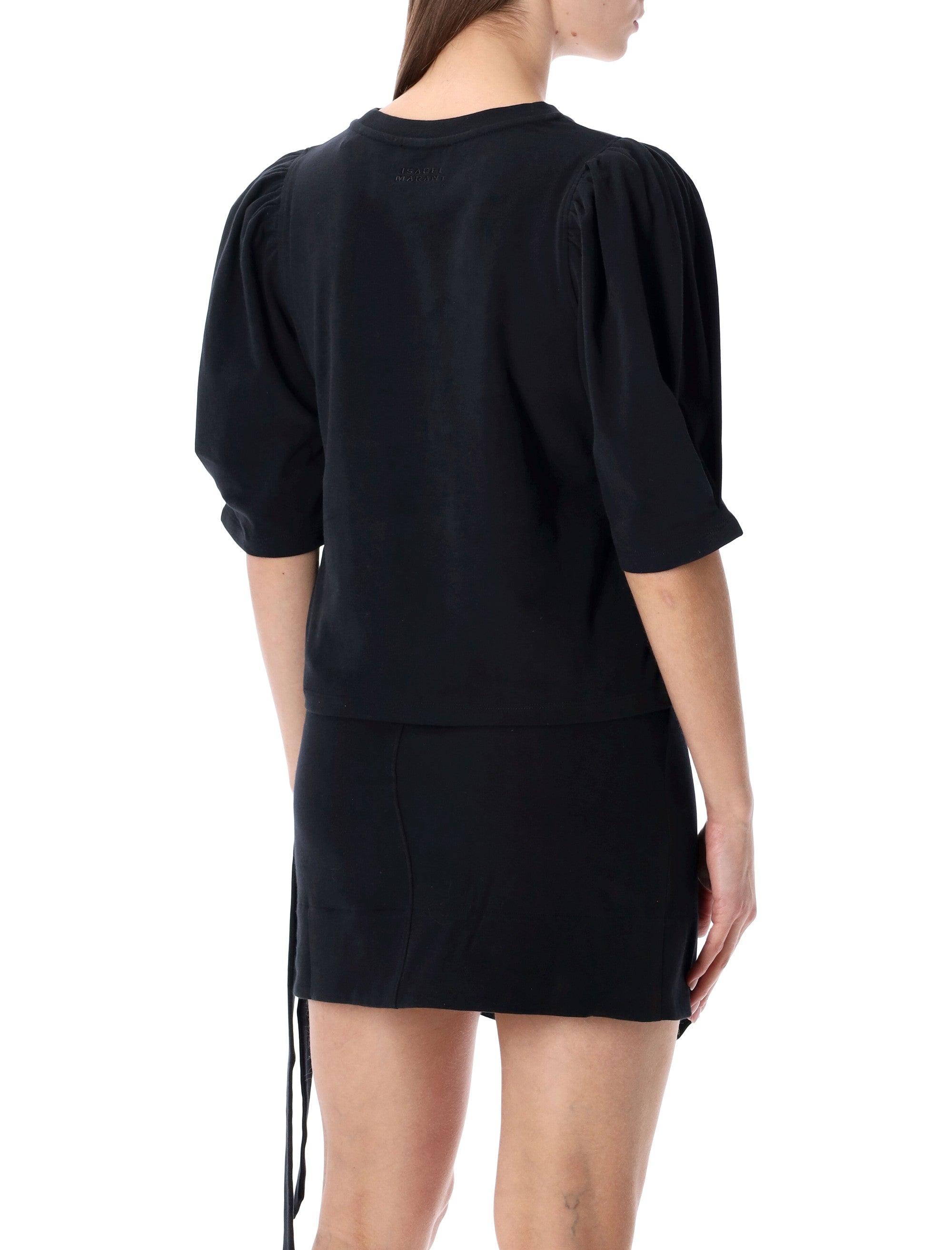 Isabel Marant Maeliss organic cotton t-shirt Black