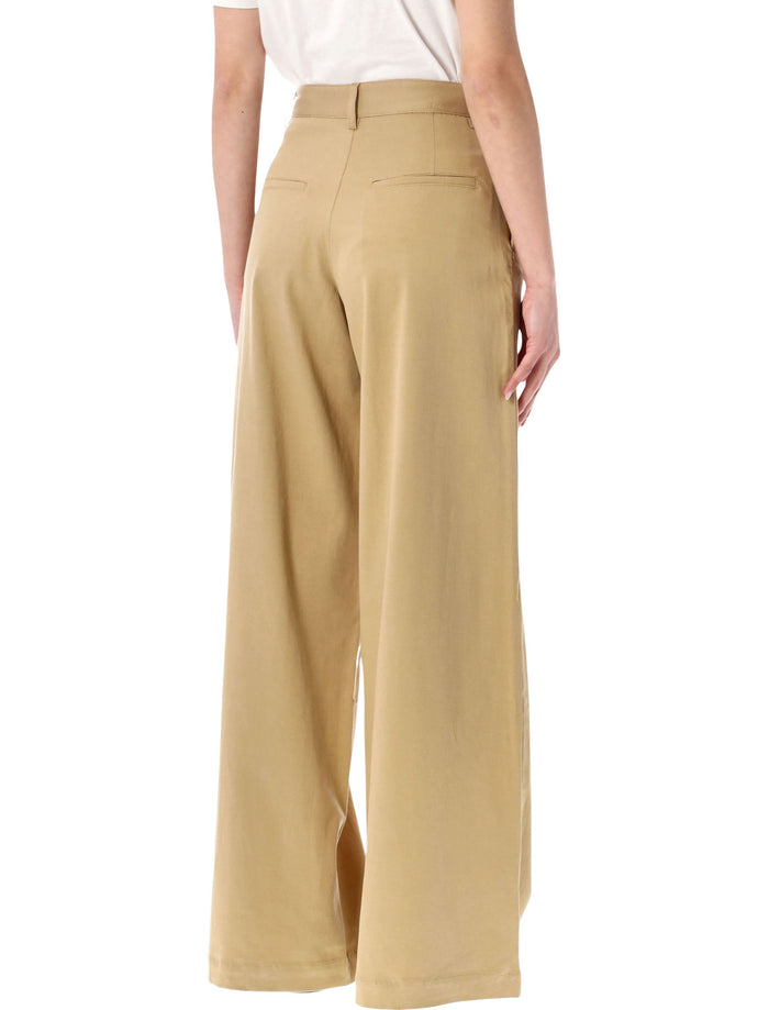 Sessùn Wesley Trousers Jonc Beige Lyocell