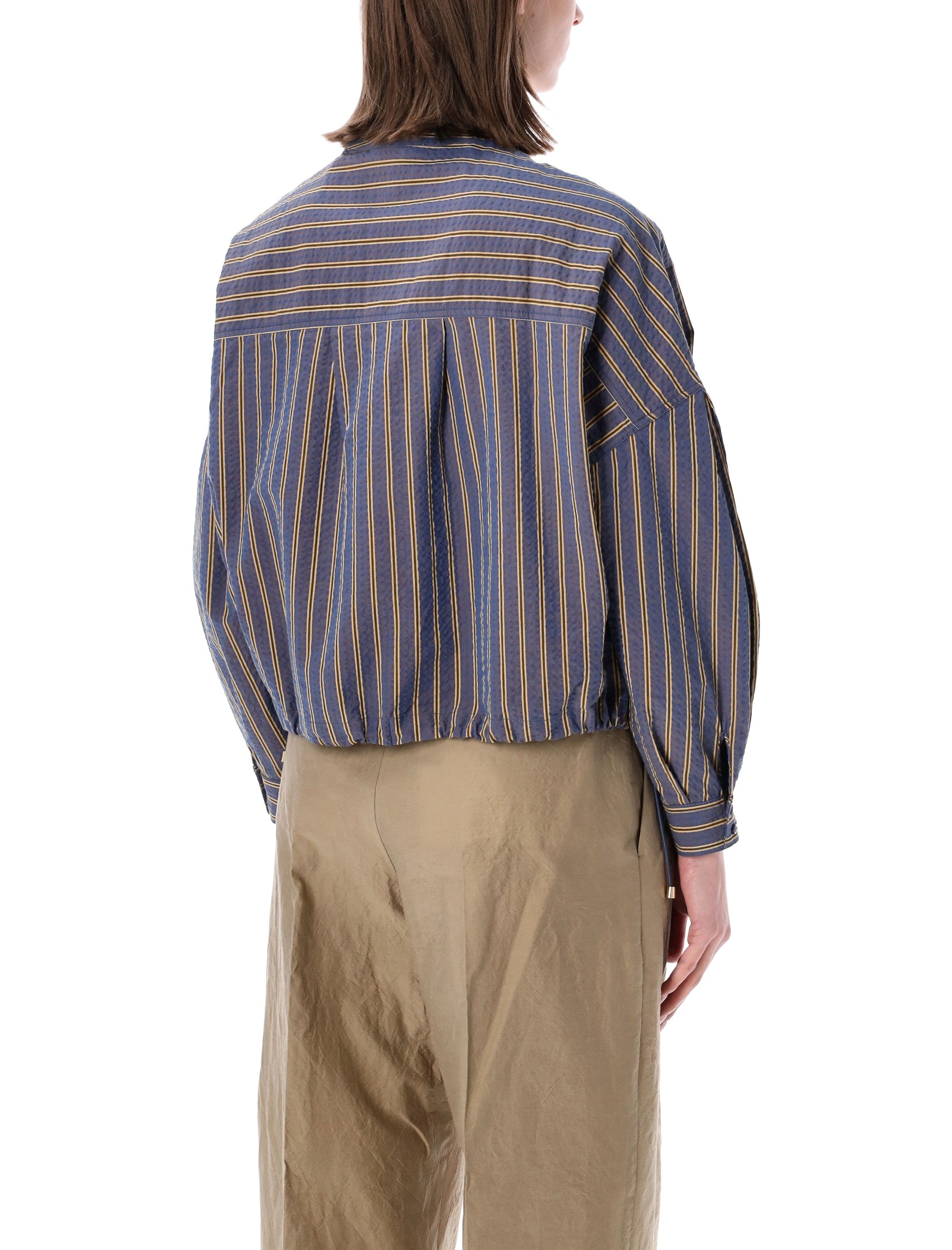 Sessùn Cadaques Seersucker Shirt Rivage Cotton