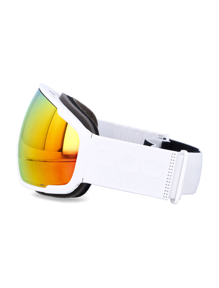 POC Zonula clarity ski mask Hydrogen White / Sunny Orange Eyewear