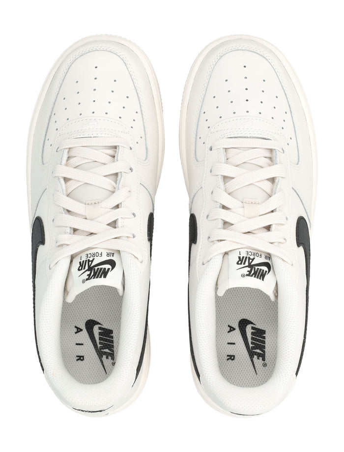 Nike Air Force 1 Kids White Sneakers Phantom/black Upper