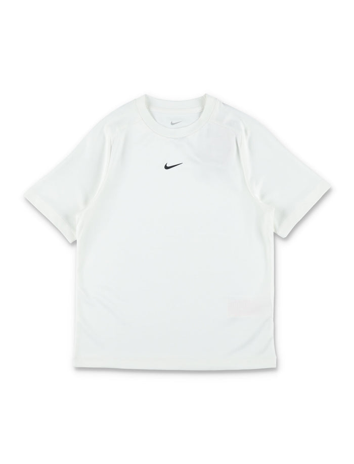 Nike Multi Kids Dri-Fit Short-Sleeve Top White Polyester T-shirt
