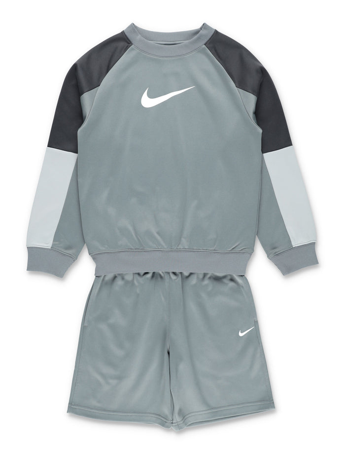 Nike Sportswear Kids Tracksuit Grey Polyester Suit