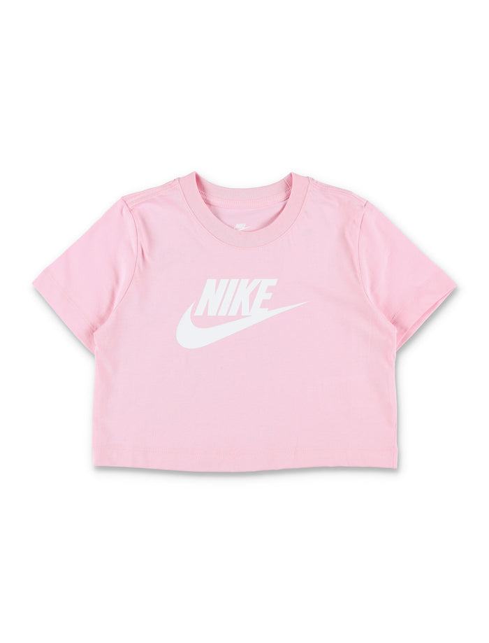 Nike Sportswear Girls Cropped Cotton Tee Soft Pink T-shirt