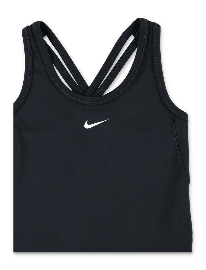 Nike One Fitted Girls Dri-Fit Tank Black Polyester Top