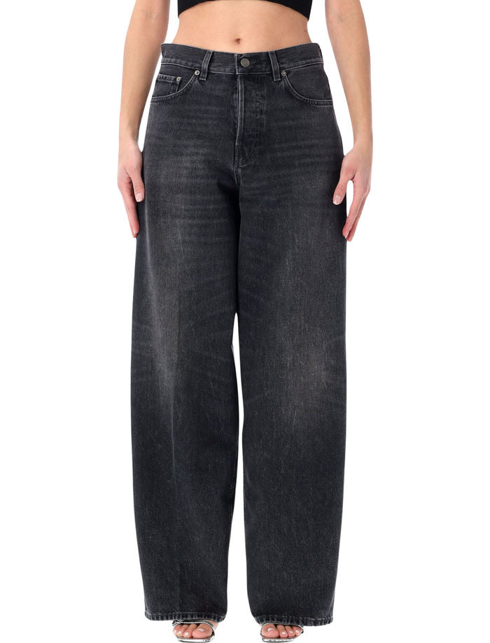 Haikure Bethany Black Wash Denim Jeans Authentic Cotton