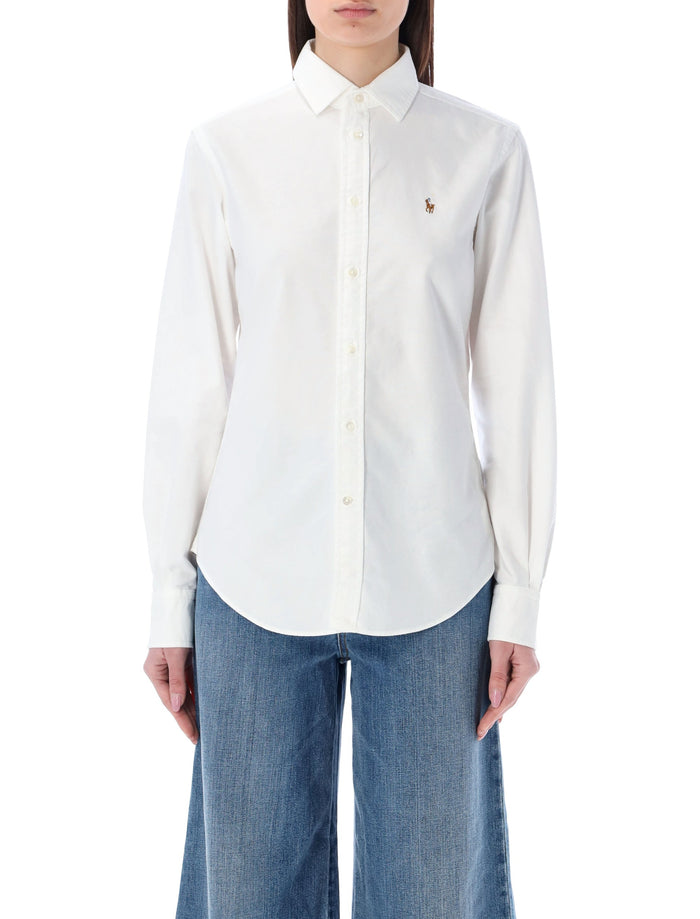 Polo Ralph Lauren Classic-Fit Oxford Cotton Shirt White