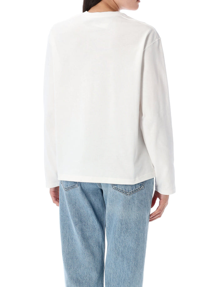 Polo Ralph Lauren Long Sleeves T-Shirt White Cotton Tshirt