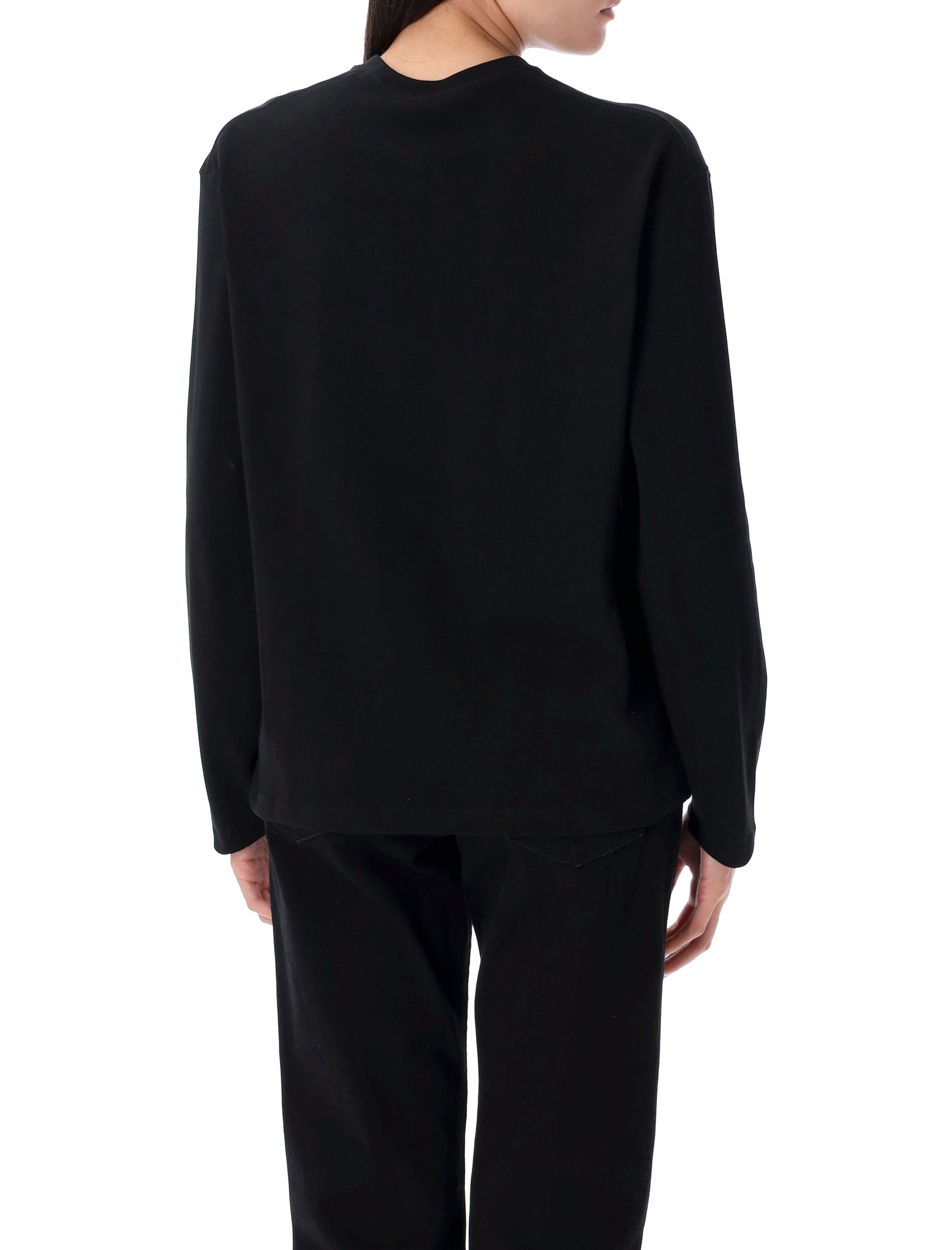 Polo Ralph Lauren Long Sleeves T-Shirt Black Cotton Tshirt